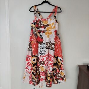 J.Crew Magnificent Floral Midi Sundress Size 16